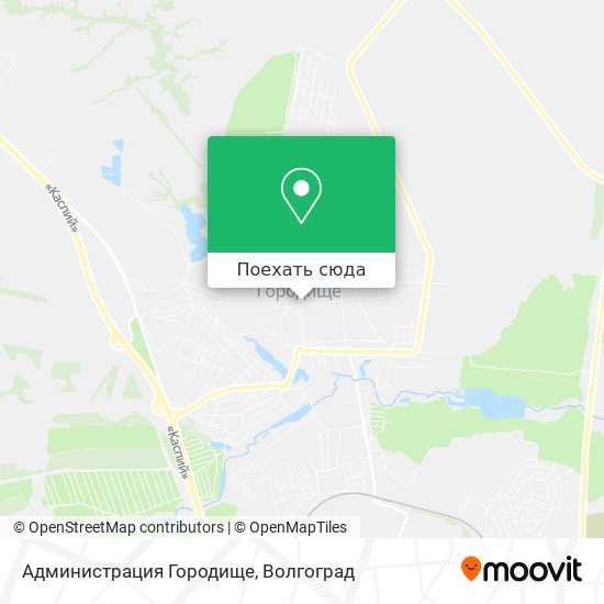 Карта Администрация Городище