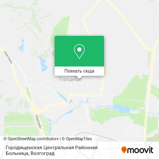 Карта Городищенская Центральная Районная Больница