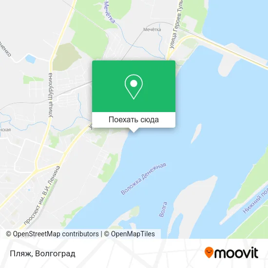 Карта Пляж