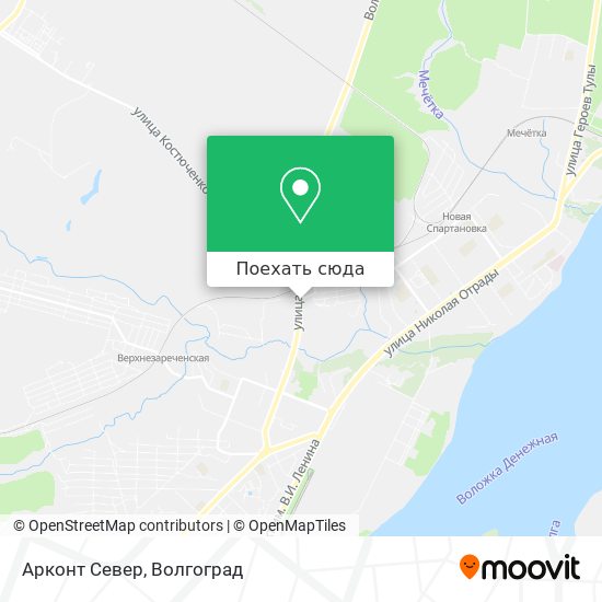 Карта Арконт Север