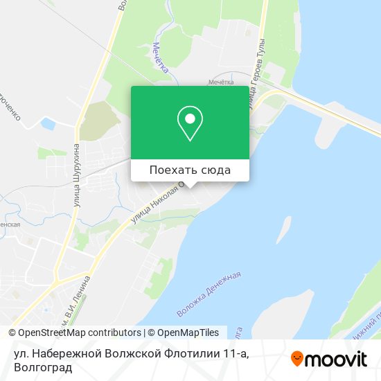 Карта ул. Набережной Волжской Флотилии 11-а