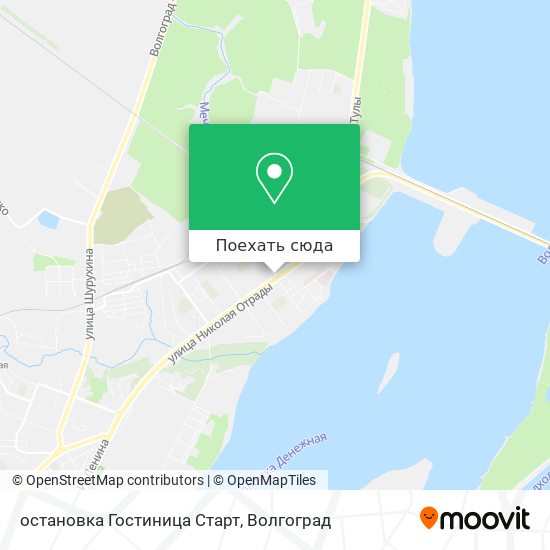 Карта остановка Гостиница Старт