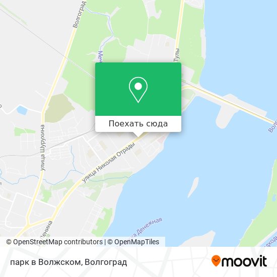 Карта парк в Волжском