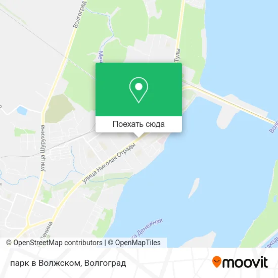 Карта парк в Волжском