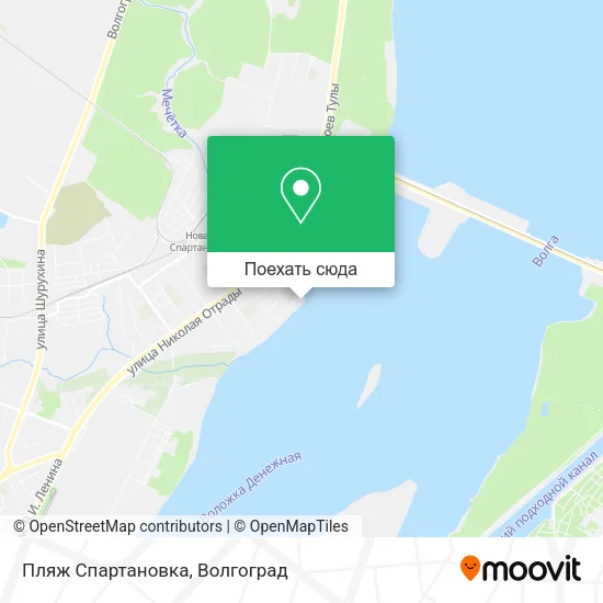 Карта Пляж Спартановка