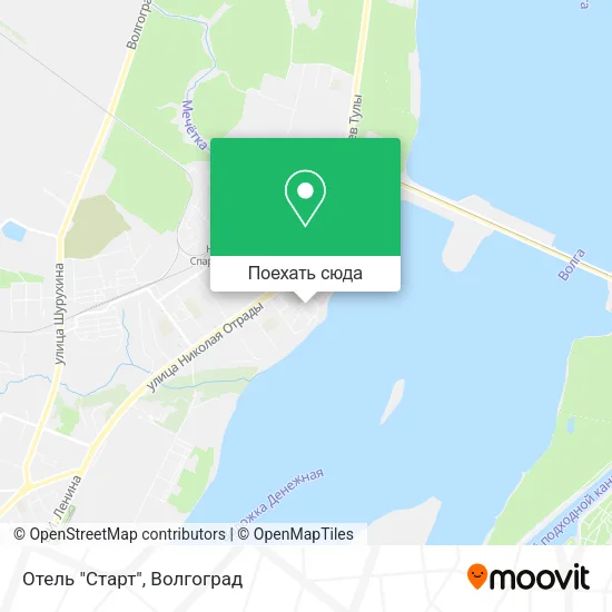Карта Отель "Старт"
