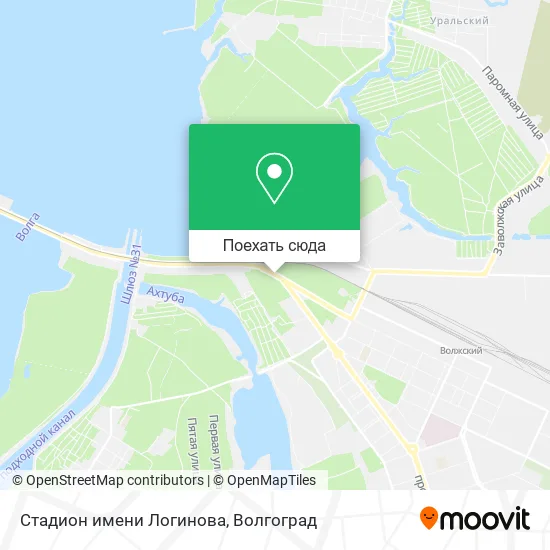 Карта Стадион имени Логинова