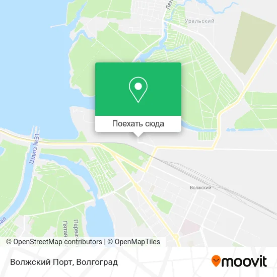 Карта Волжский Порт