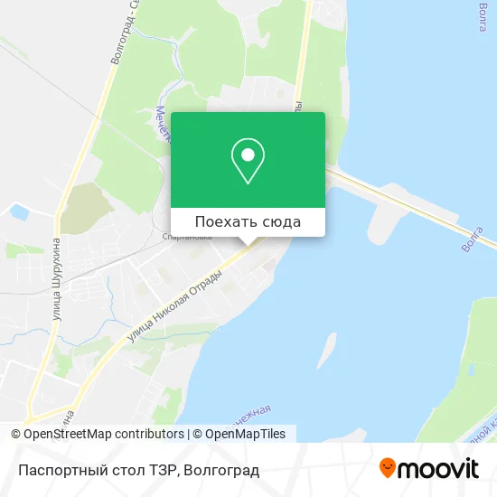 Карта Паспортный стол ТЗР