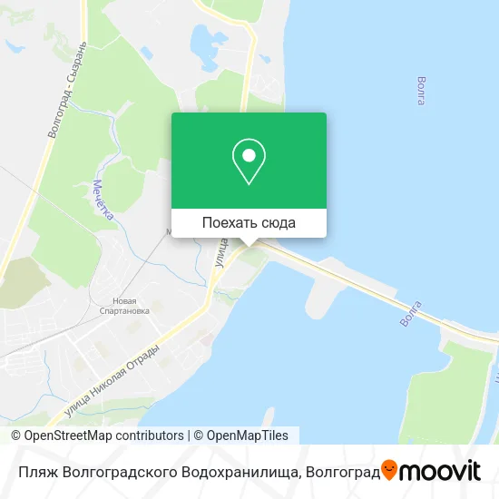 Карта Пляж Волгоградского Водохранилища