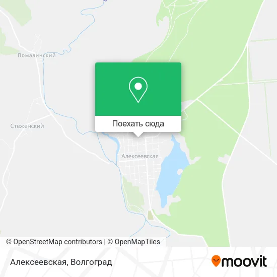 Карта Алексеевская