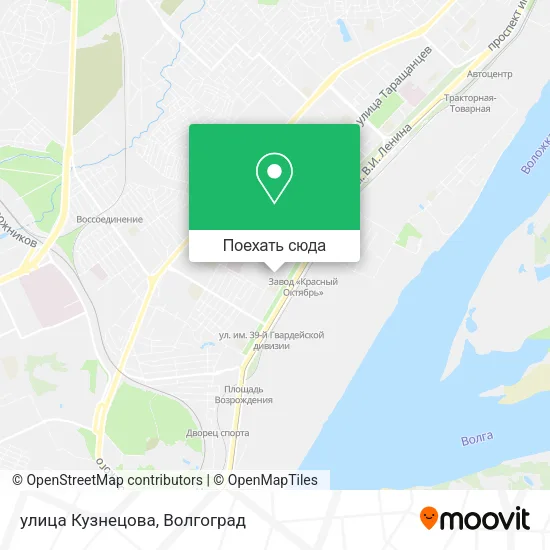 Карта улица Кузнецова