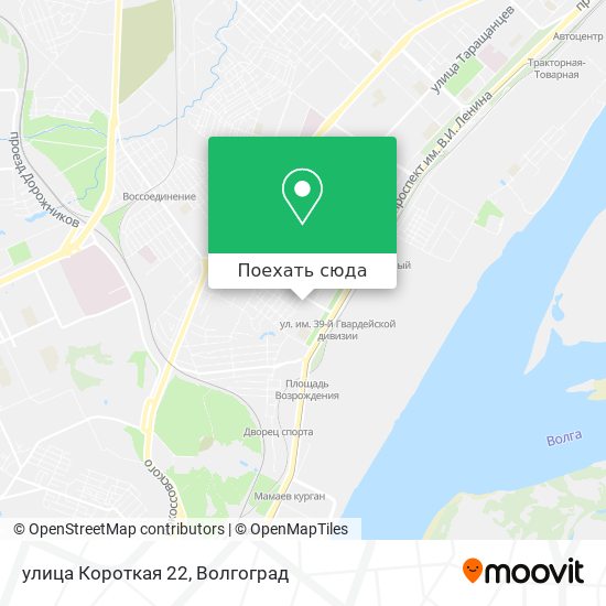 Карта улица Короткая 22