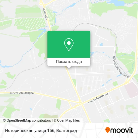 Карта Историческая улица 156