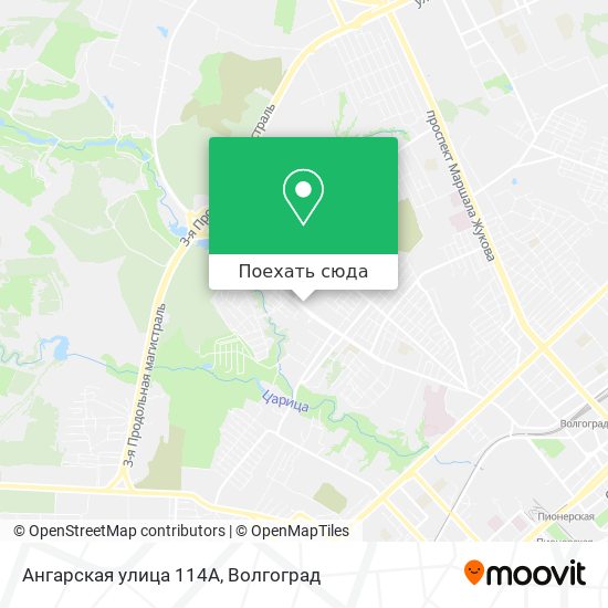 Карта Ангарская улица 114А