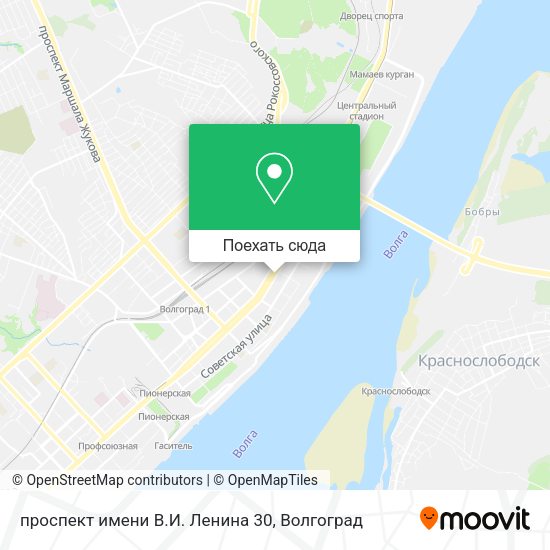 Карта проспект имени В.И. Ленина 30