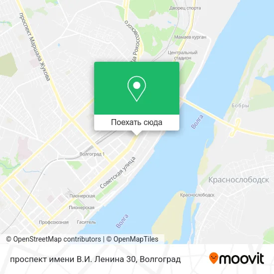 Карта проспект имени В.И. Ленина 30