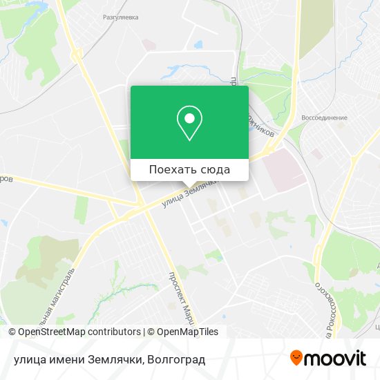 Карта улица имени Землячки