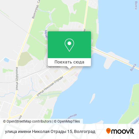 Карта улица имени Николая Отрады 15