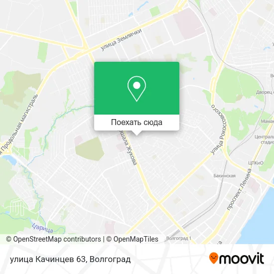 Карта улица Качинцев 63