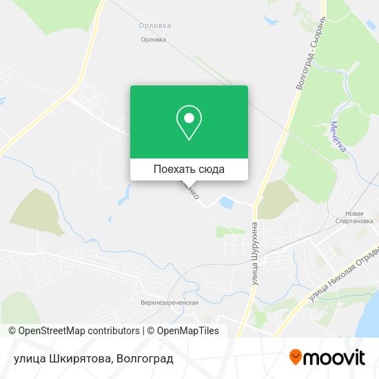 Карта улица Шкирятова