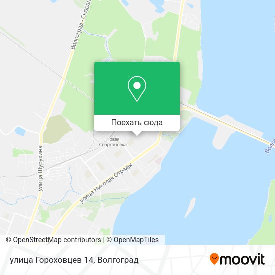 Карта улица Гороховцев 14