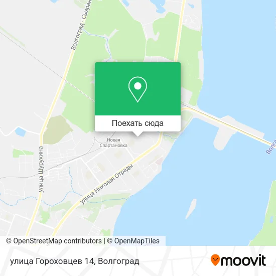Карта улица Гороховцев 14
