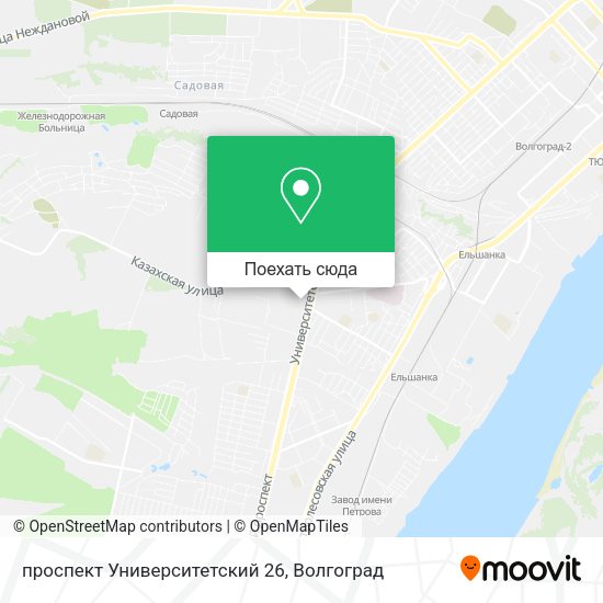 Карта проспект Университетский 26