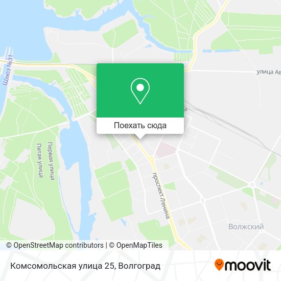 Карта Комсомольская улица 25