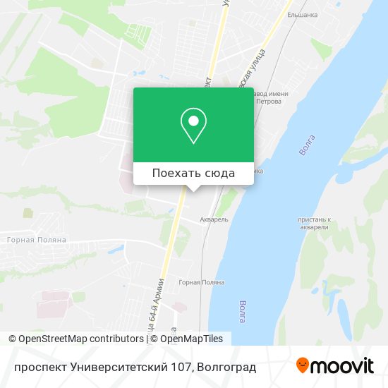 Карта проспект Университетский 107