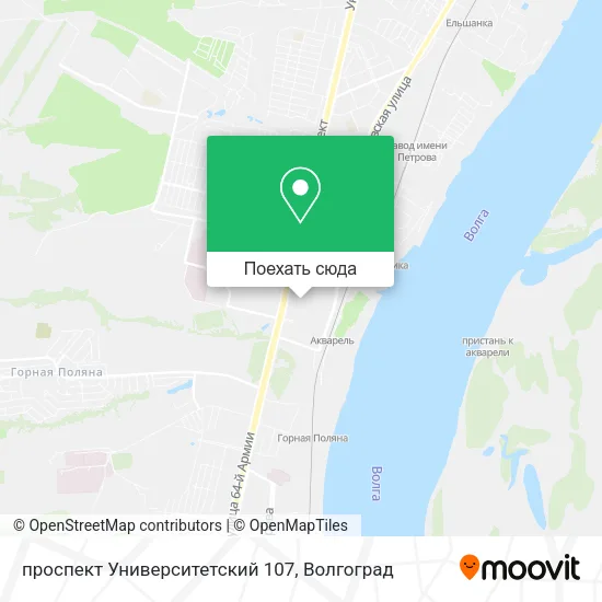 Карта проспект Университетский 107