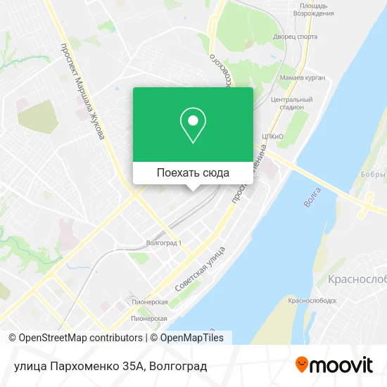 Карта улица Пархоменко 35А