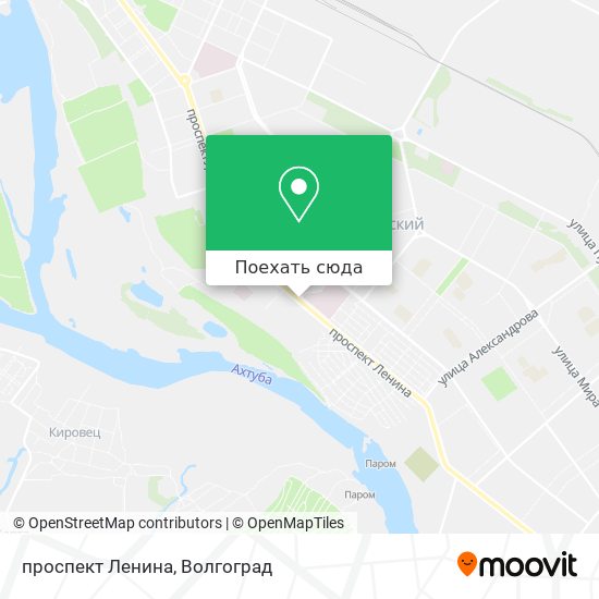 Карта проспект Ленина