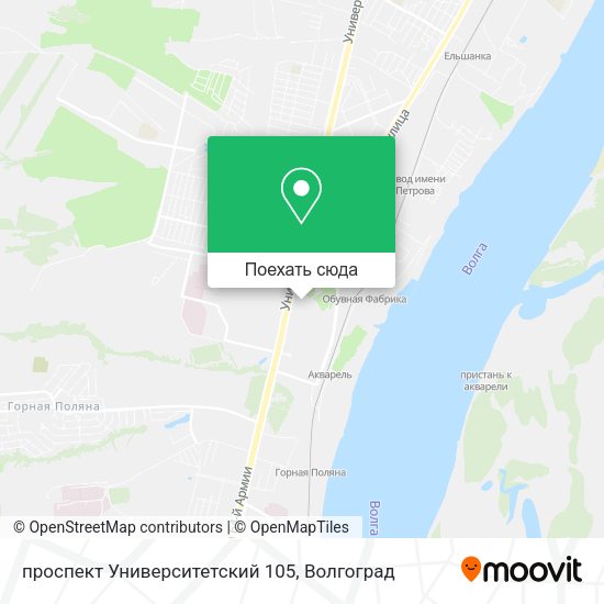 Карта проспект Университетский 105