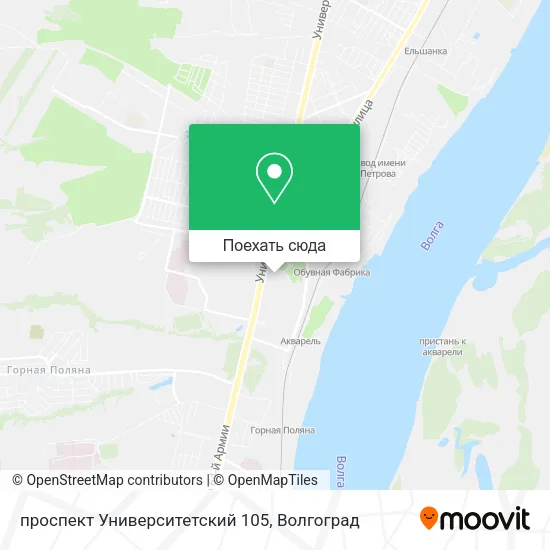 Карта проспект Университетский 105