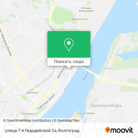 Карта улица 7-я Гвардейской 2а