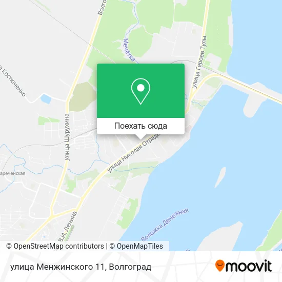 Карта улица Менжинского 11