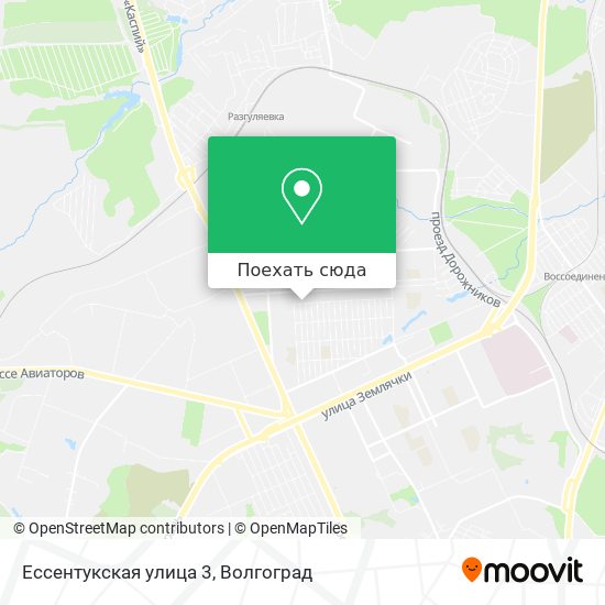 Карта Ессентукская улица 3
