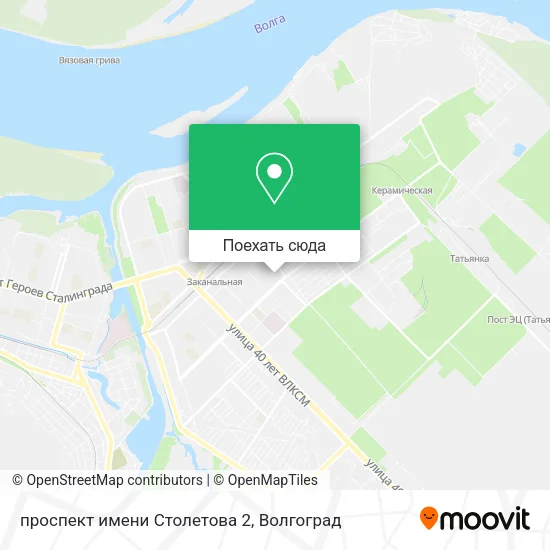 Карта проспект имени Столетова 2