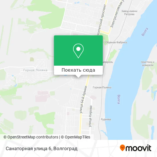 Карта Санаторная улица 6