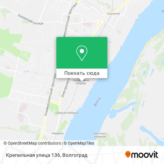 Карта Крепильная улица 136