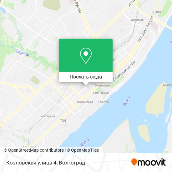 Карта Козловская улица 4