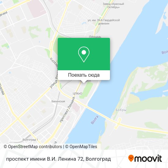 Карта проспект имени В.И. Ленина 72