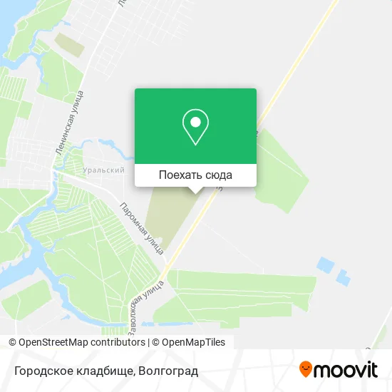 Карта Городское кладбище