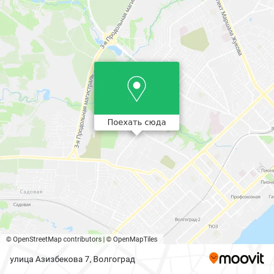 Карта улица Азизбекова 7