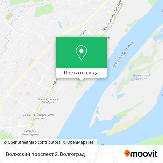 Карта Волжский проспект 2