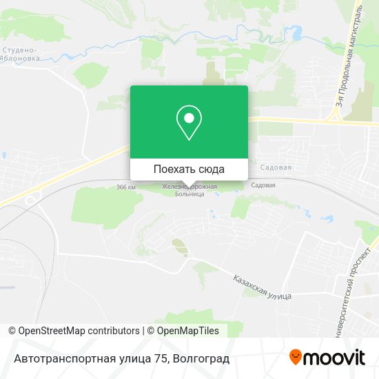 Карта Автотранспортная улица 75