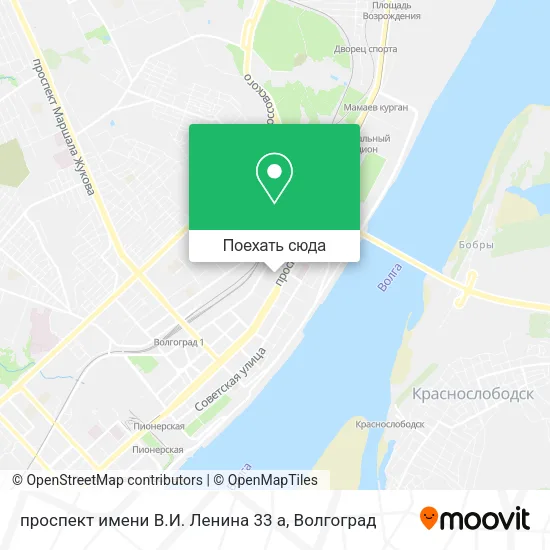 Карта проспект имени В.И. Ленина 33 а