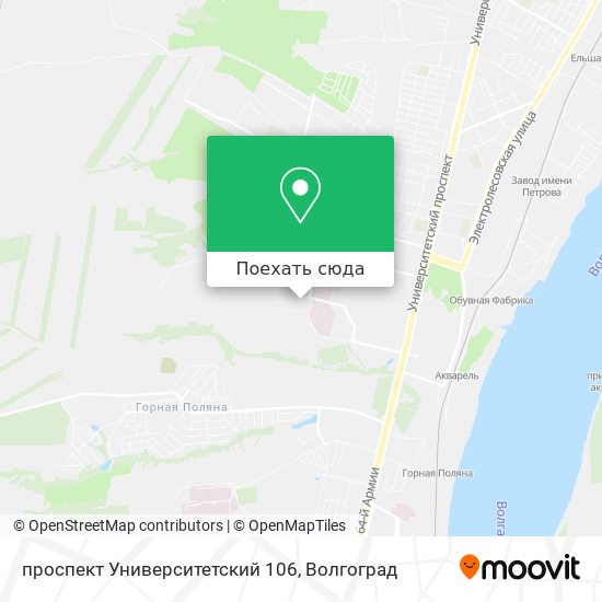 Проспект университетский карта