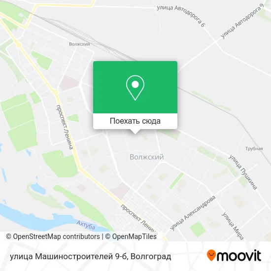 Карта улица Машиностроителей 9-б